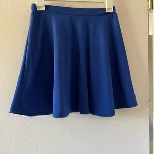 Blue Skater Skirt